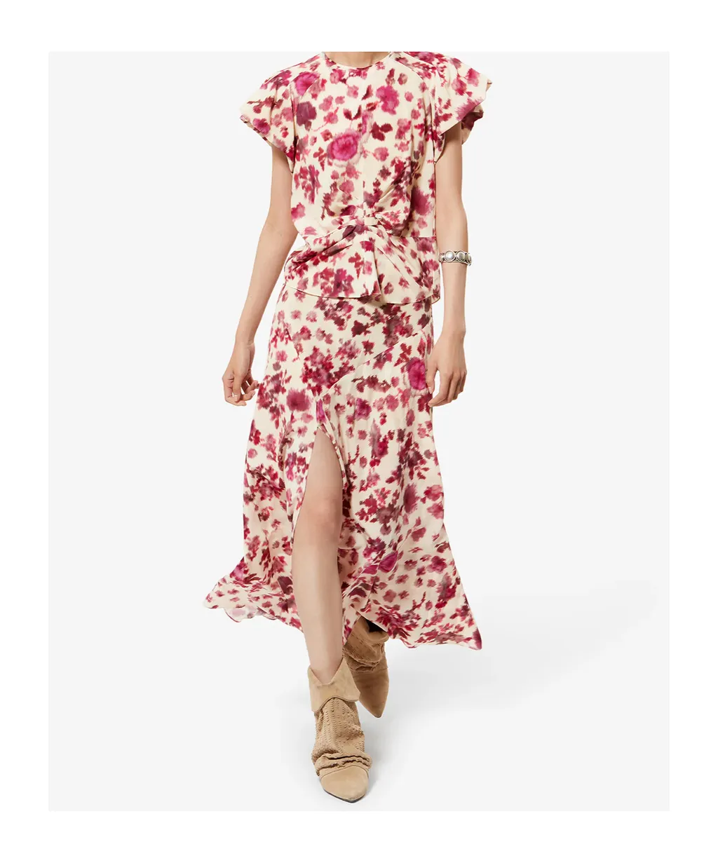 Floral Knot Top