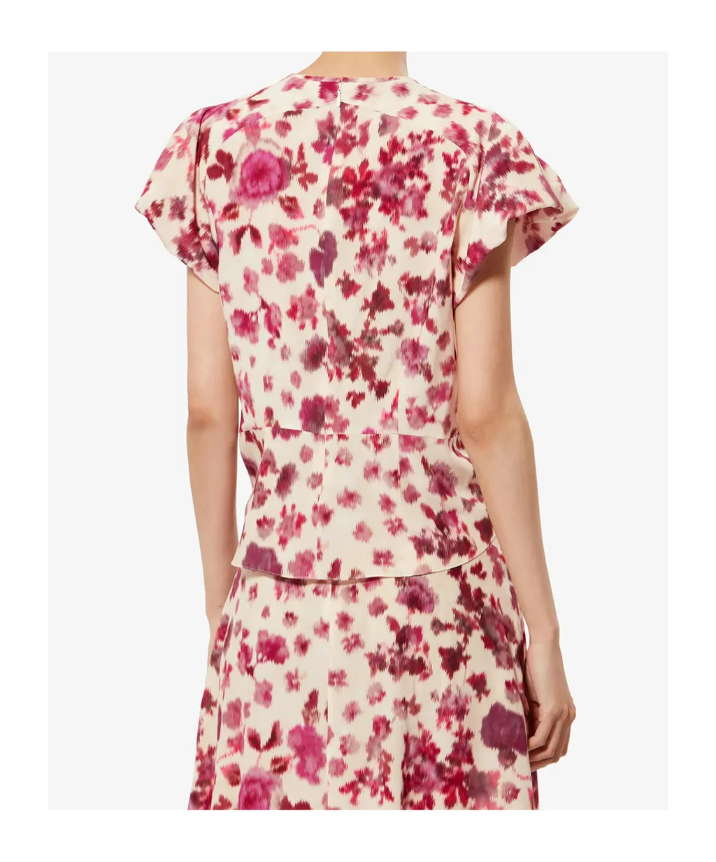 Floral Knot Top