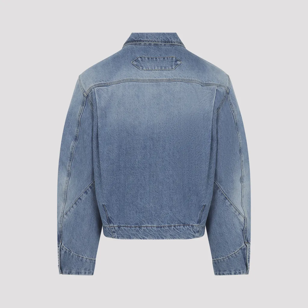 Long-Sleeved Denim Jacket