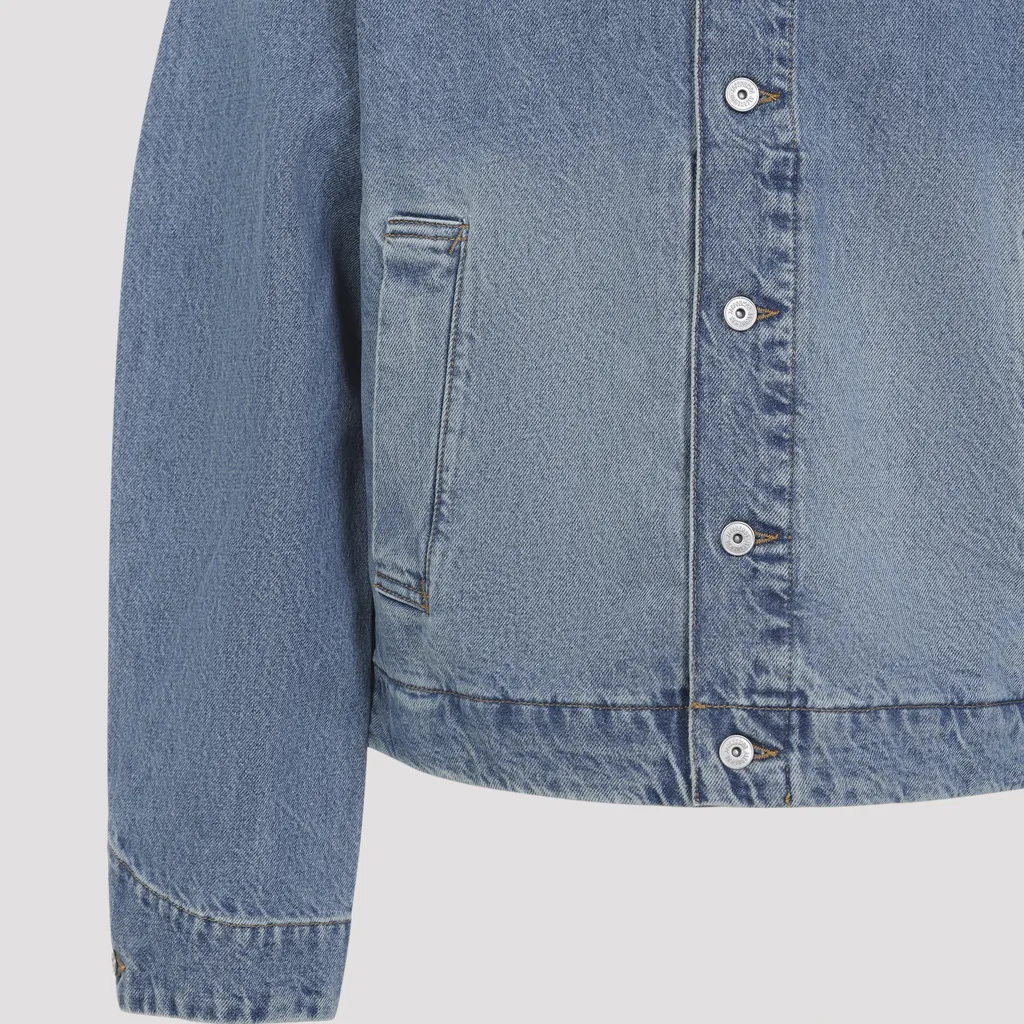 Long-Sleeved Denim Jacket
