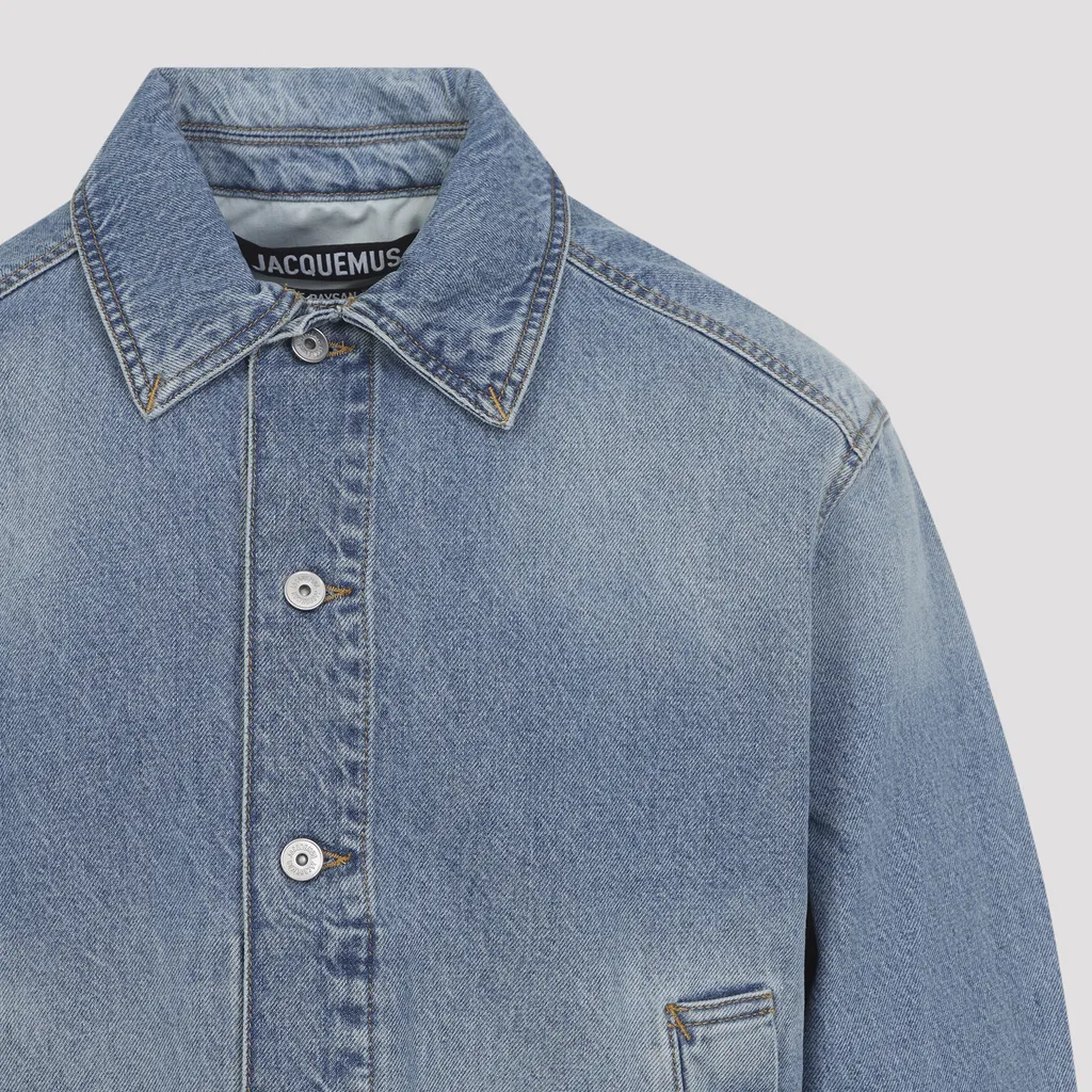 Long-Sleeved Denim Jacket