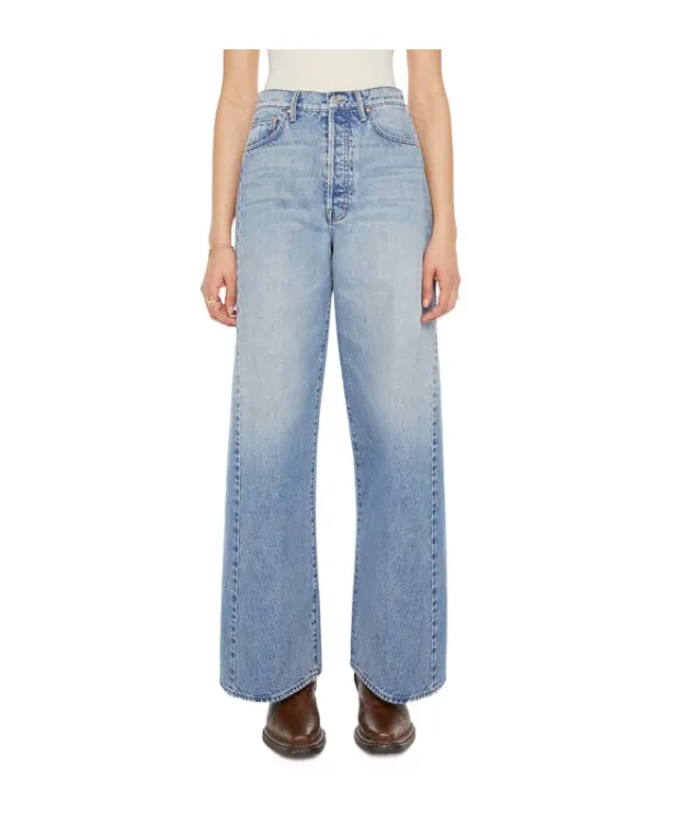 Panelled Cotton Jeans