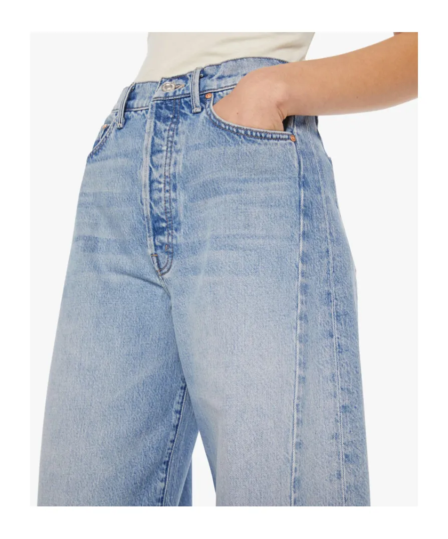 Panelled Cotton Jeans