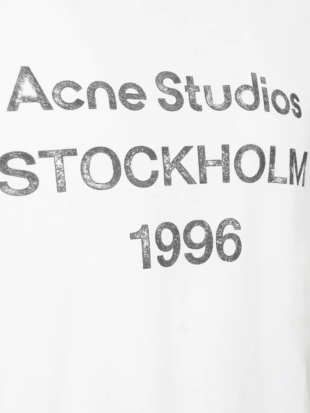 Acne Studios Logo Printed Long-Sleeved T-Shirt