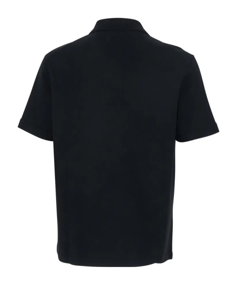 Jil Sander Short Sleeve Knitted Polo Shirt