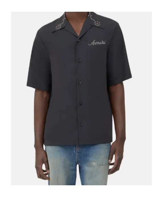 Embellished Short-Sleeve Shirt