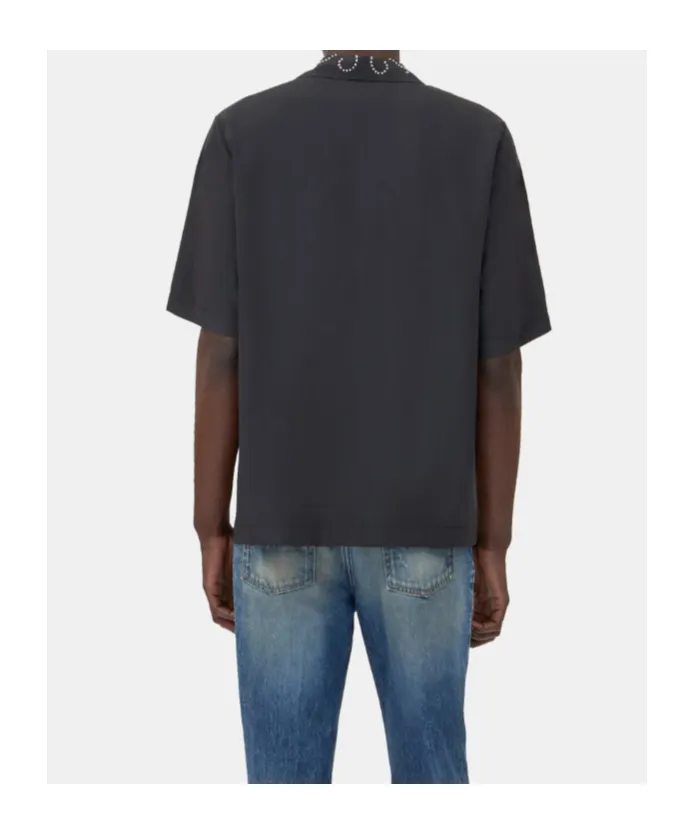 Embellished Short-Sleeve Shirt