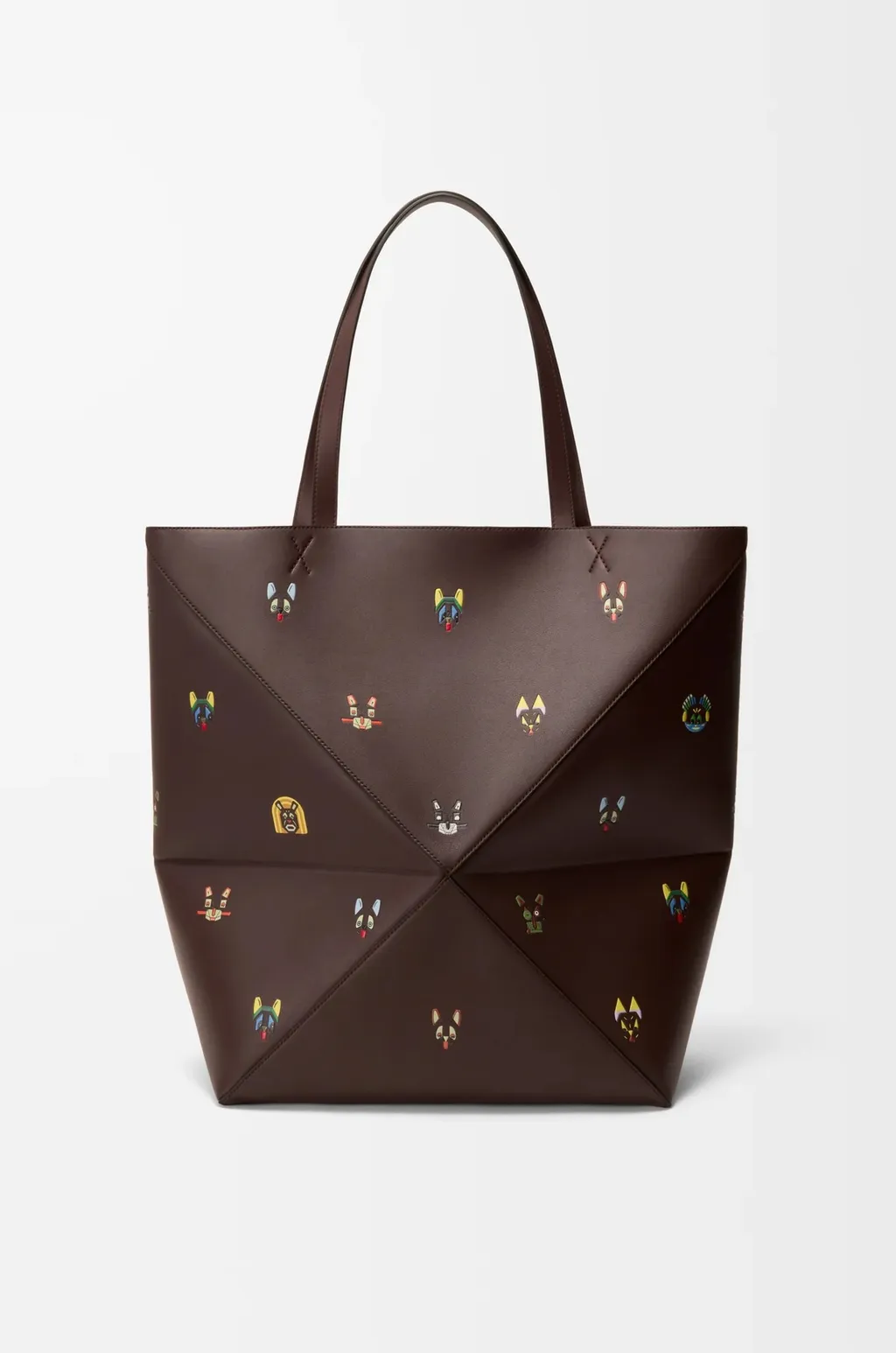 Cats Xl Puzzle Fold Tote In Nappa Calfskin