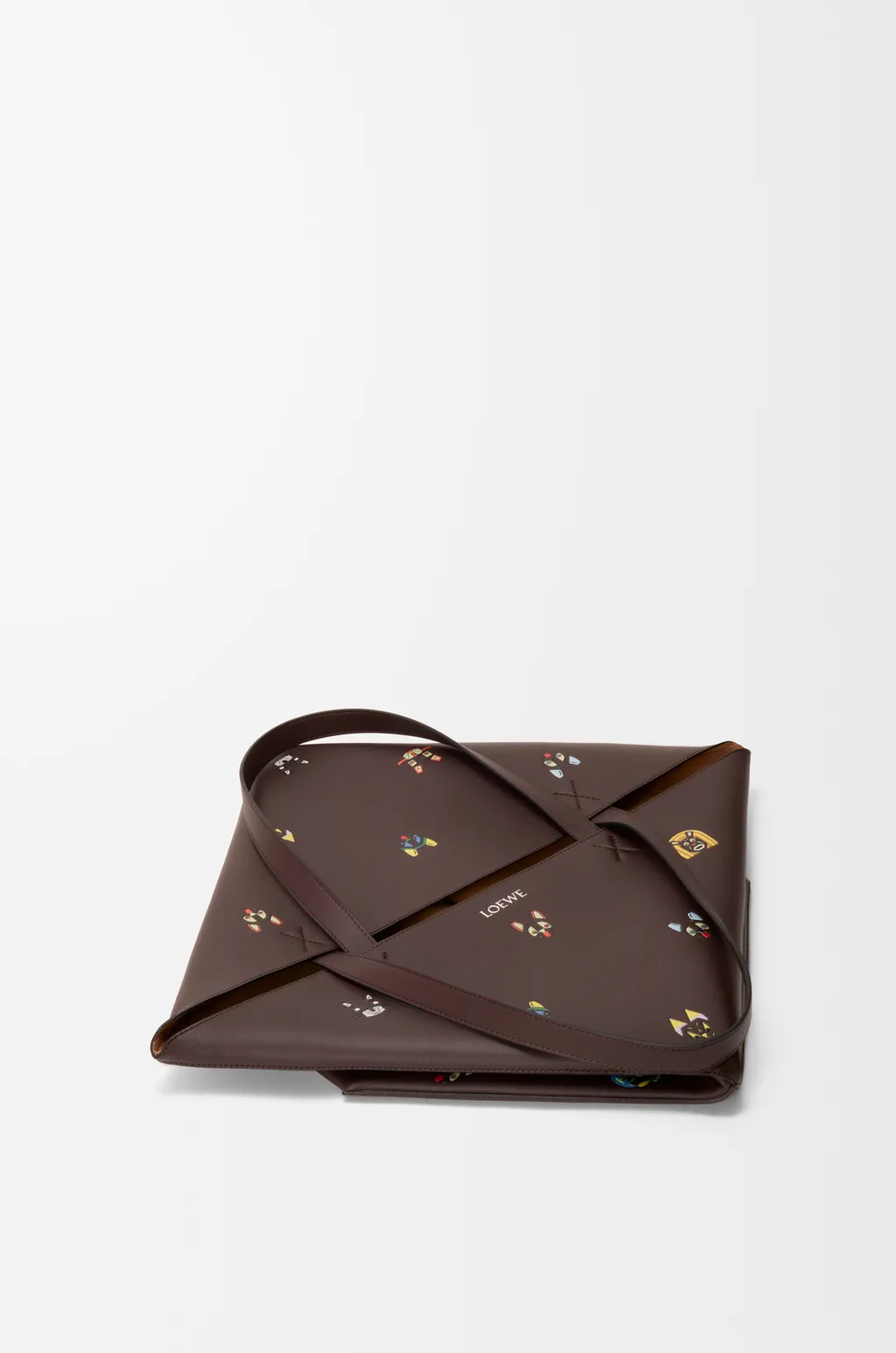 Cats Xl Puzzle Fold Tote In Nappa Calfskin