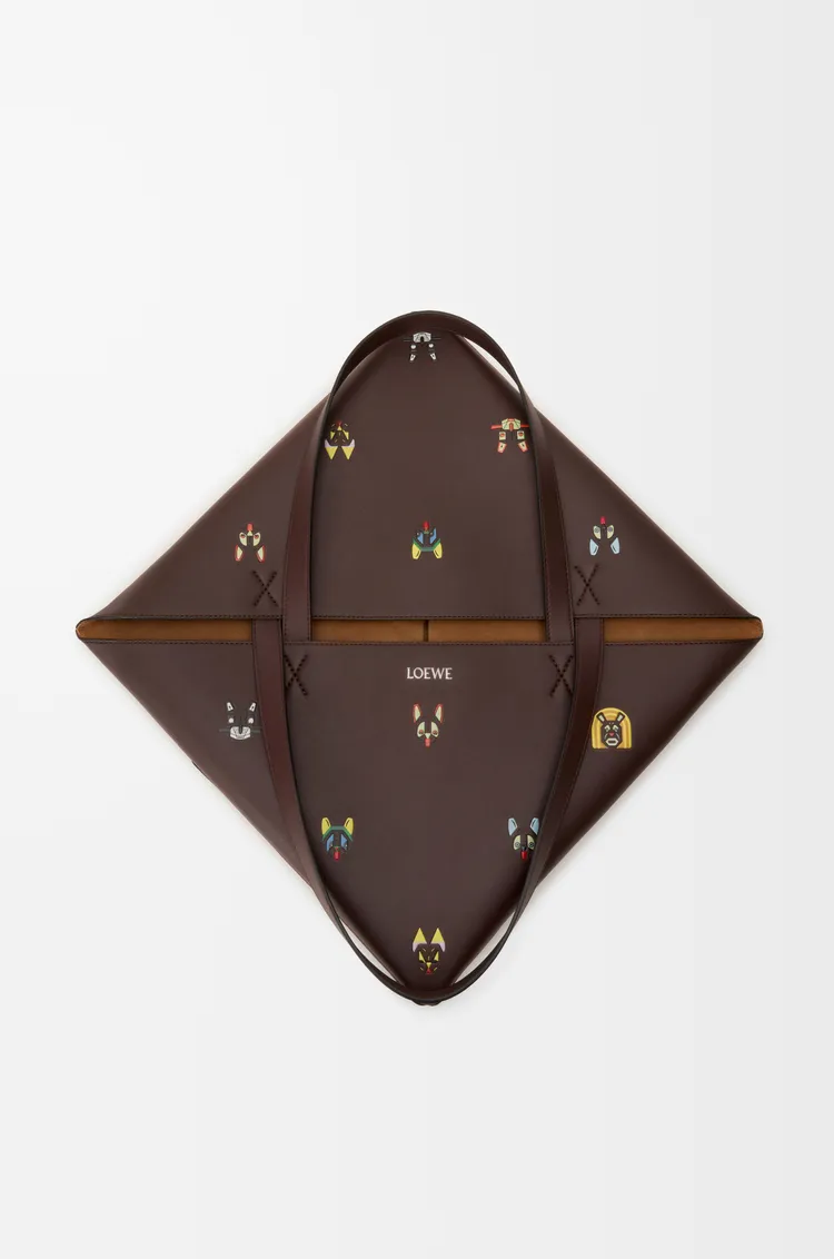 Cats Xl Puzzle Fold Tote In Nappa Calfskin