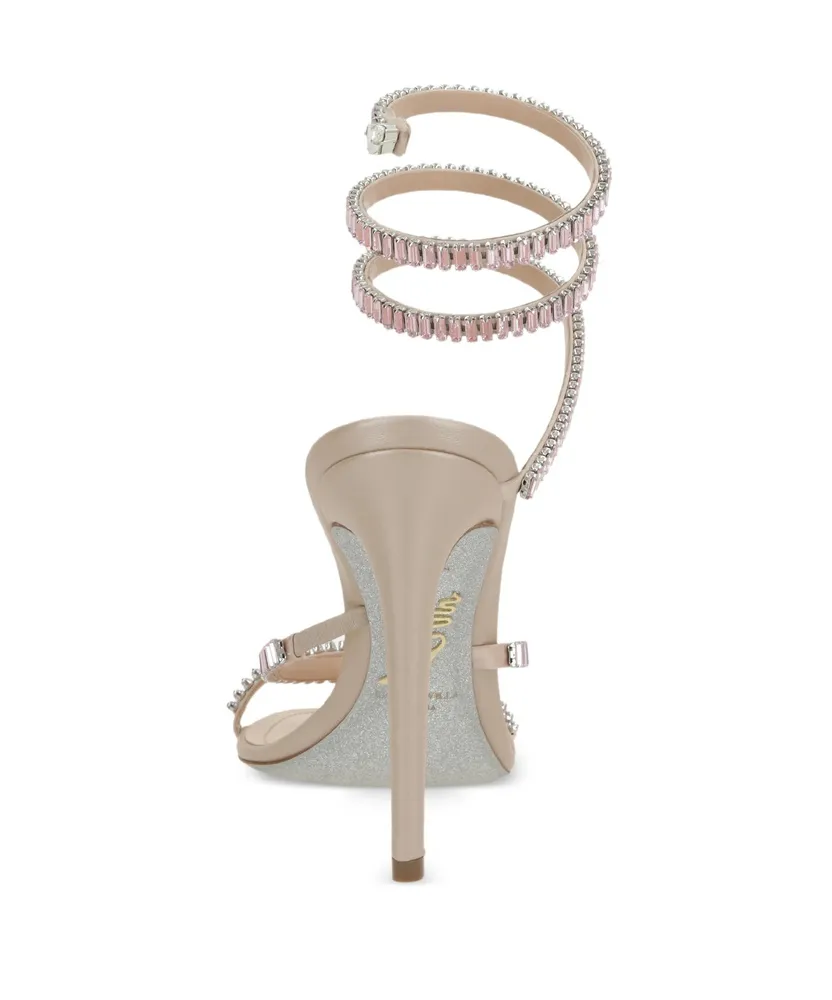 Round-Toed High-Heeled Sandals