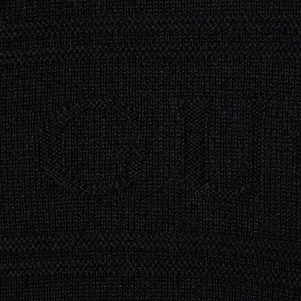 Knit Cotton Wool Sweater With Intarsia