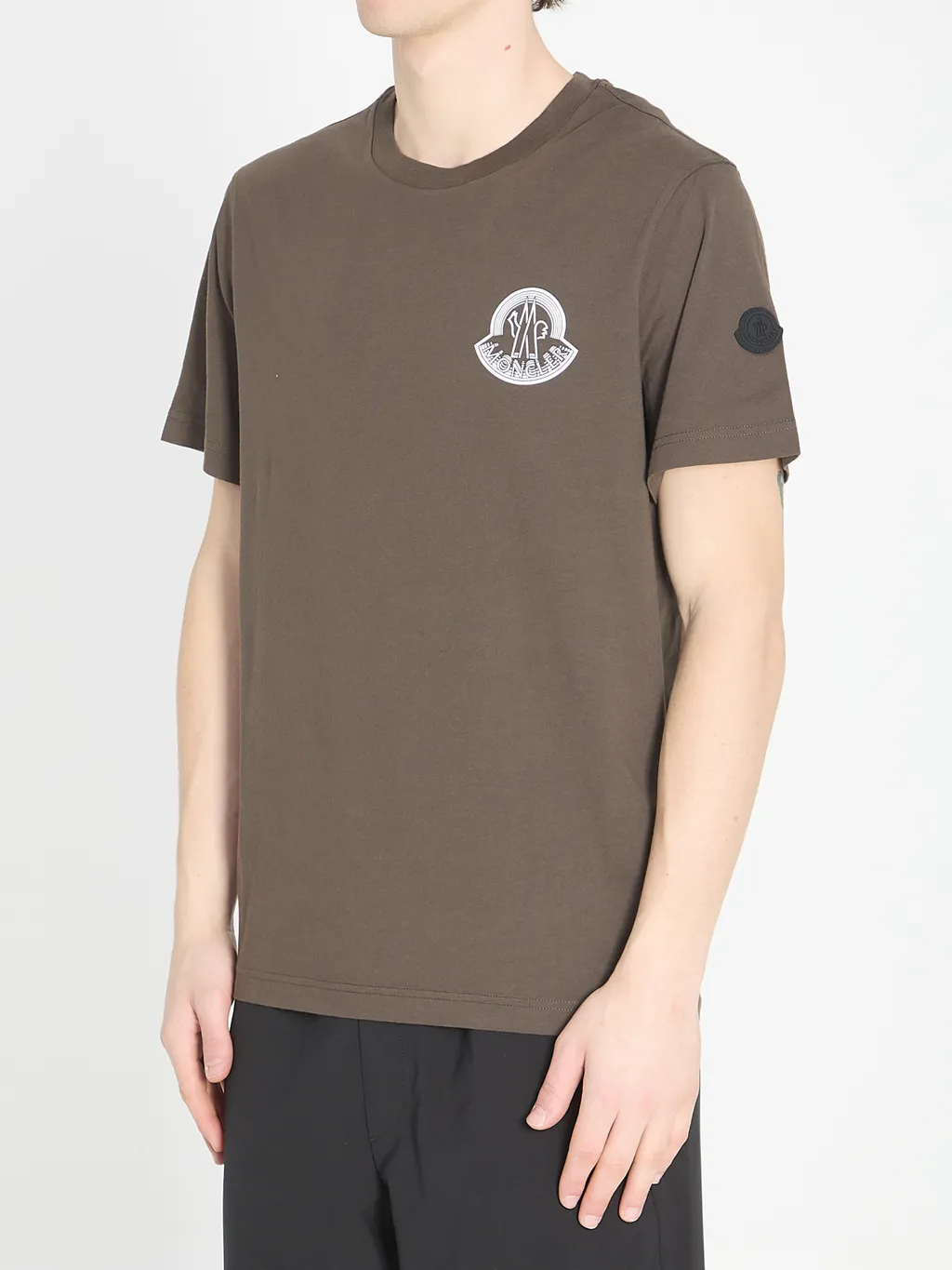 Moncler Logo Printed Crewneck T-Shirt