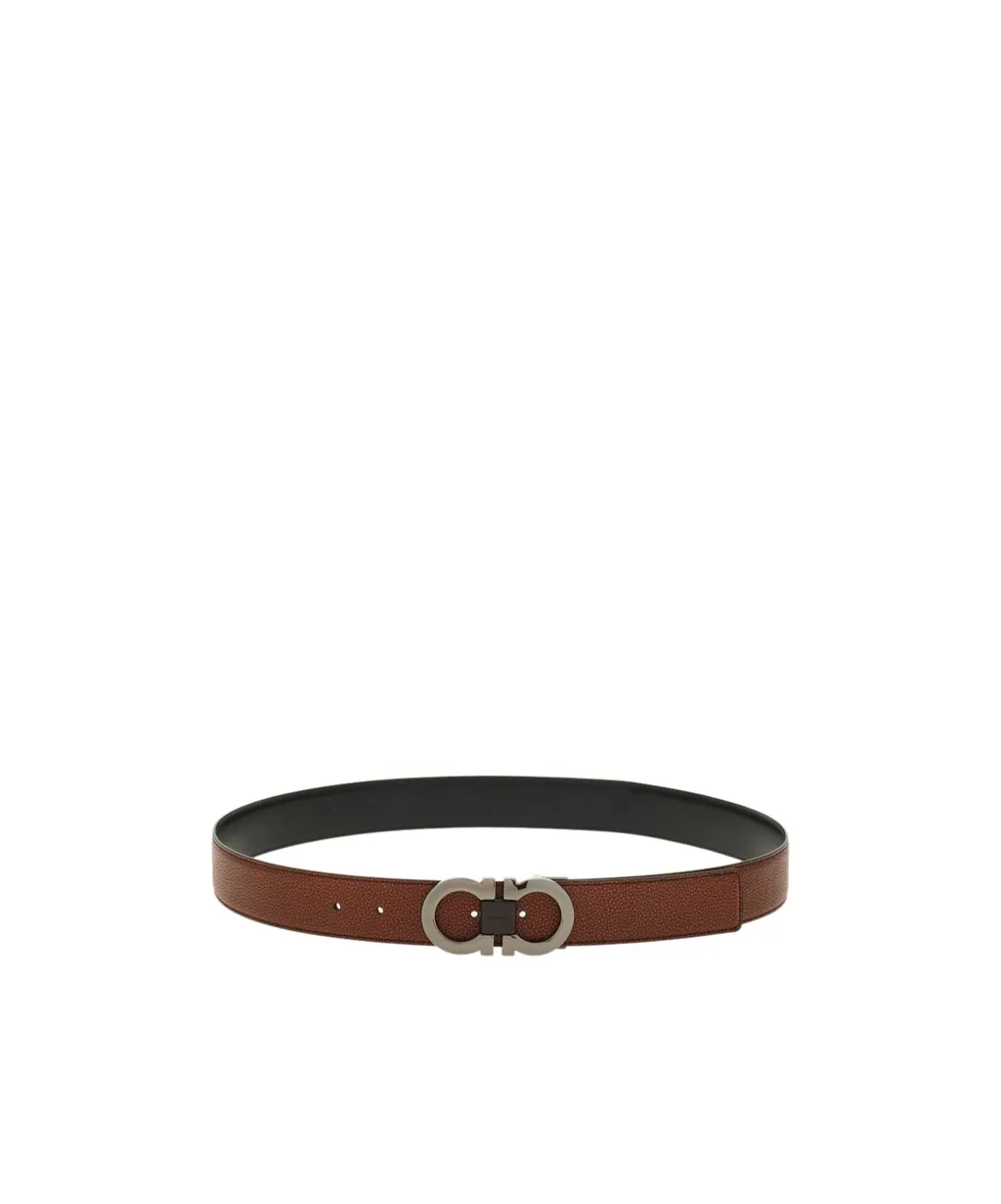 Reversible And Adjustable Gancini Belt