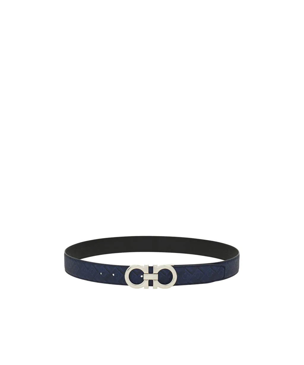 Reversible And Adjustable Gancini Belt