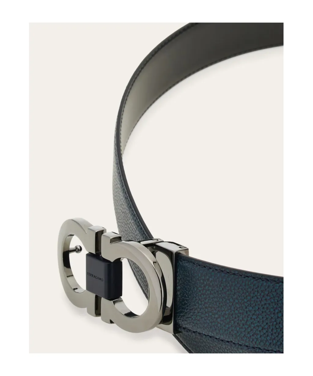 Reversible And Adjustable Gancini Belt