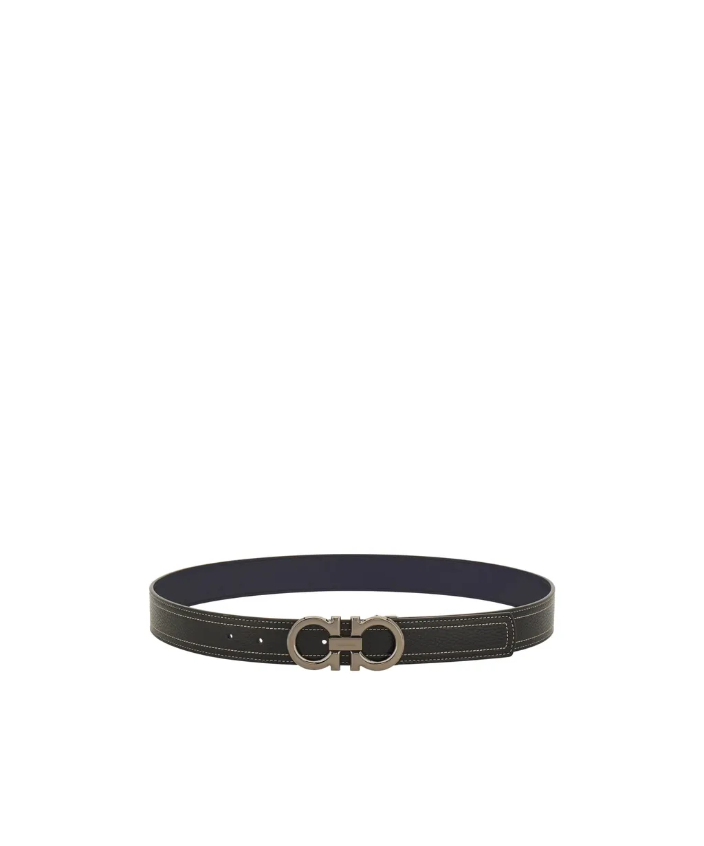 Reversible And Adjustable Gancini Belt