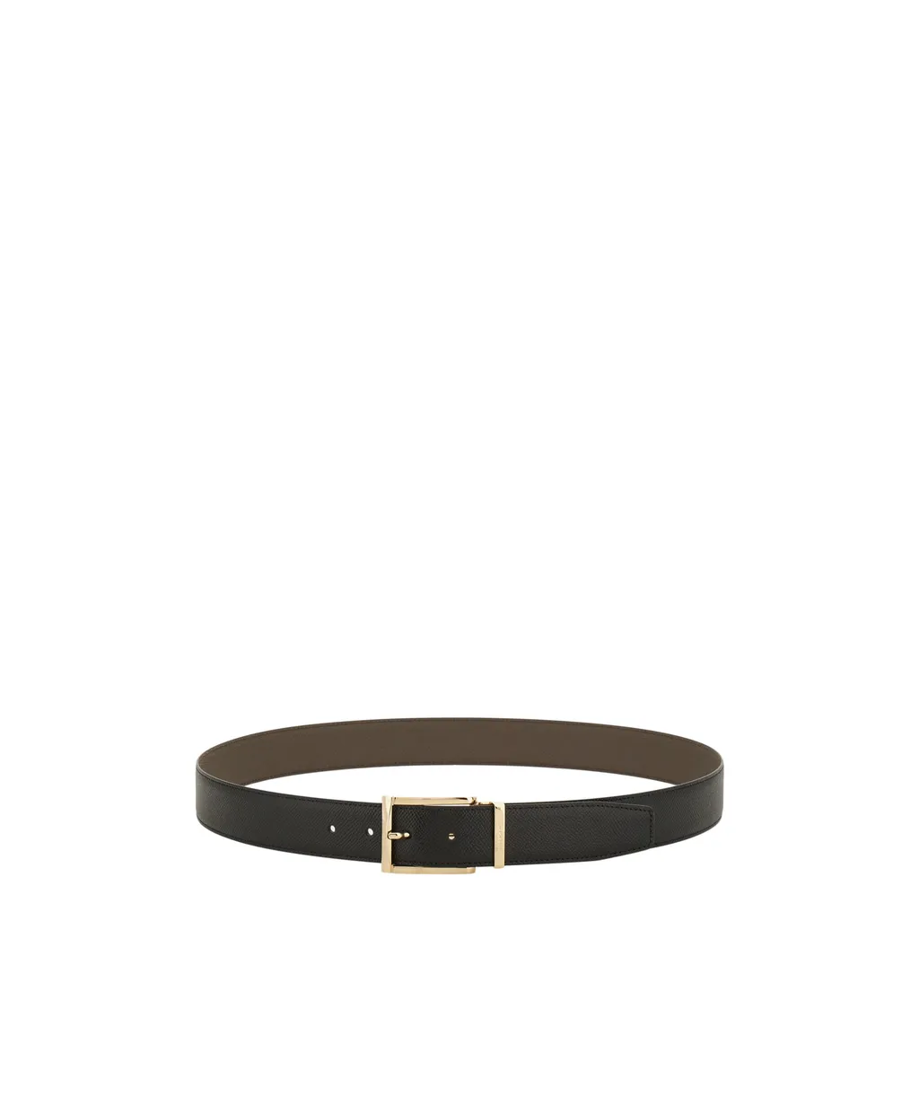 Reversible And Adjustable Gancini Belt