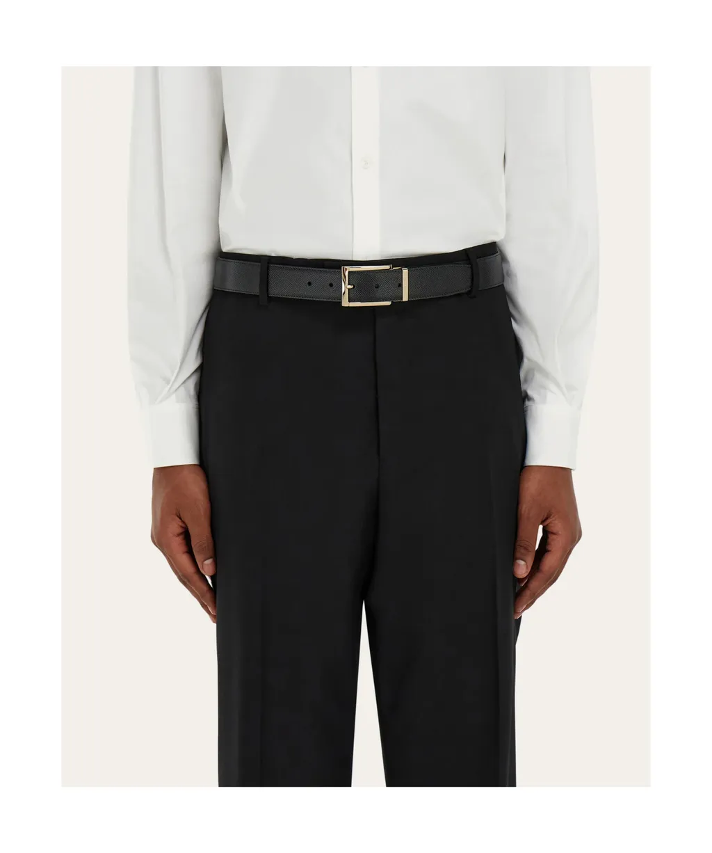 Reversible And Adjustable Gancini Belt