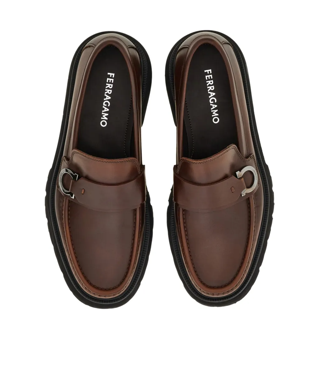 Loafer With Gancini Detail