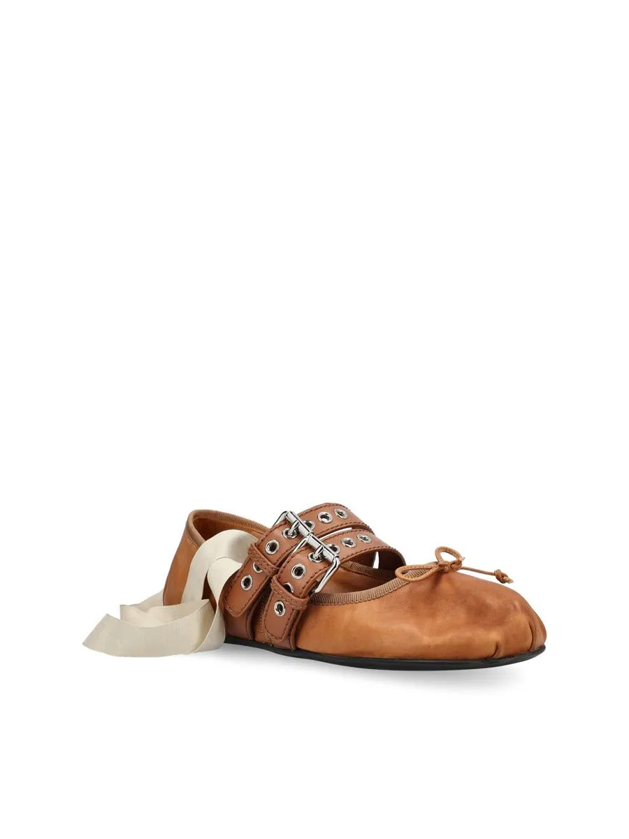 Round-Toed Ballet Shoes