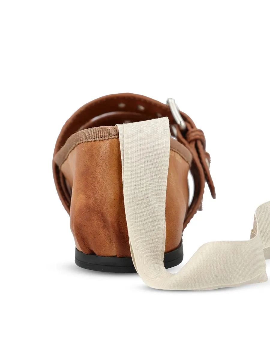 Round-Toed Ballet Shoes
