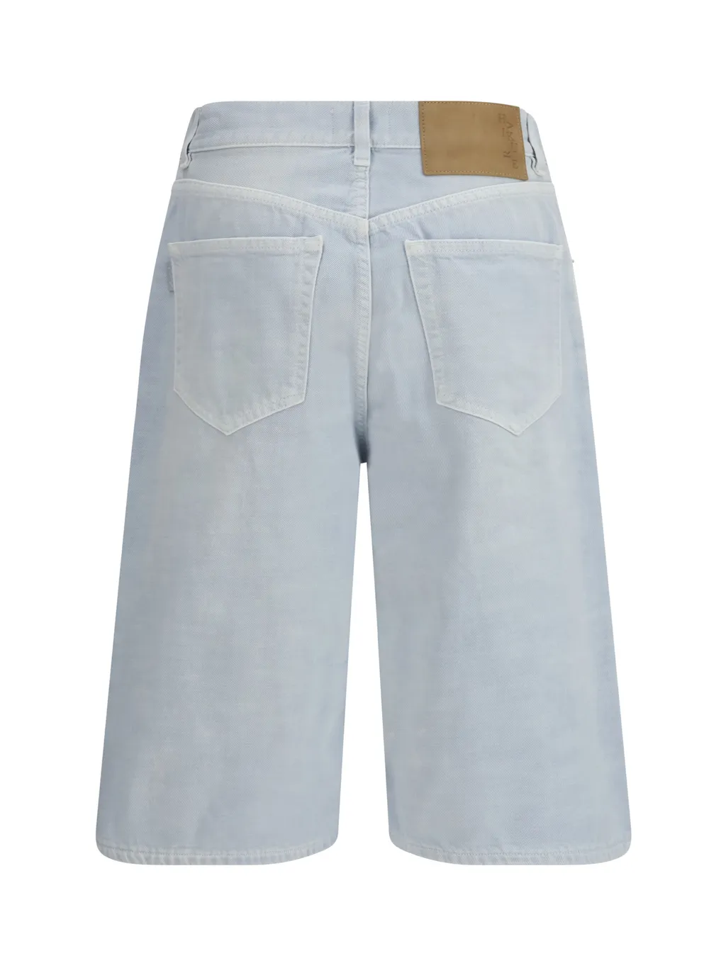 Denim Shorts With Belt Loops