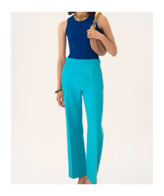 Crew-Neck Tank Top In A Wool Knit