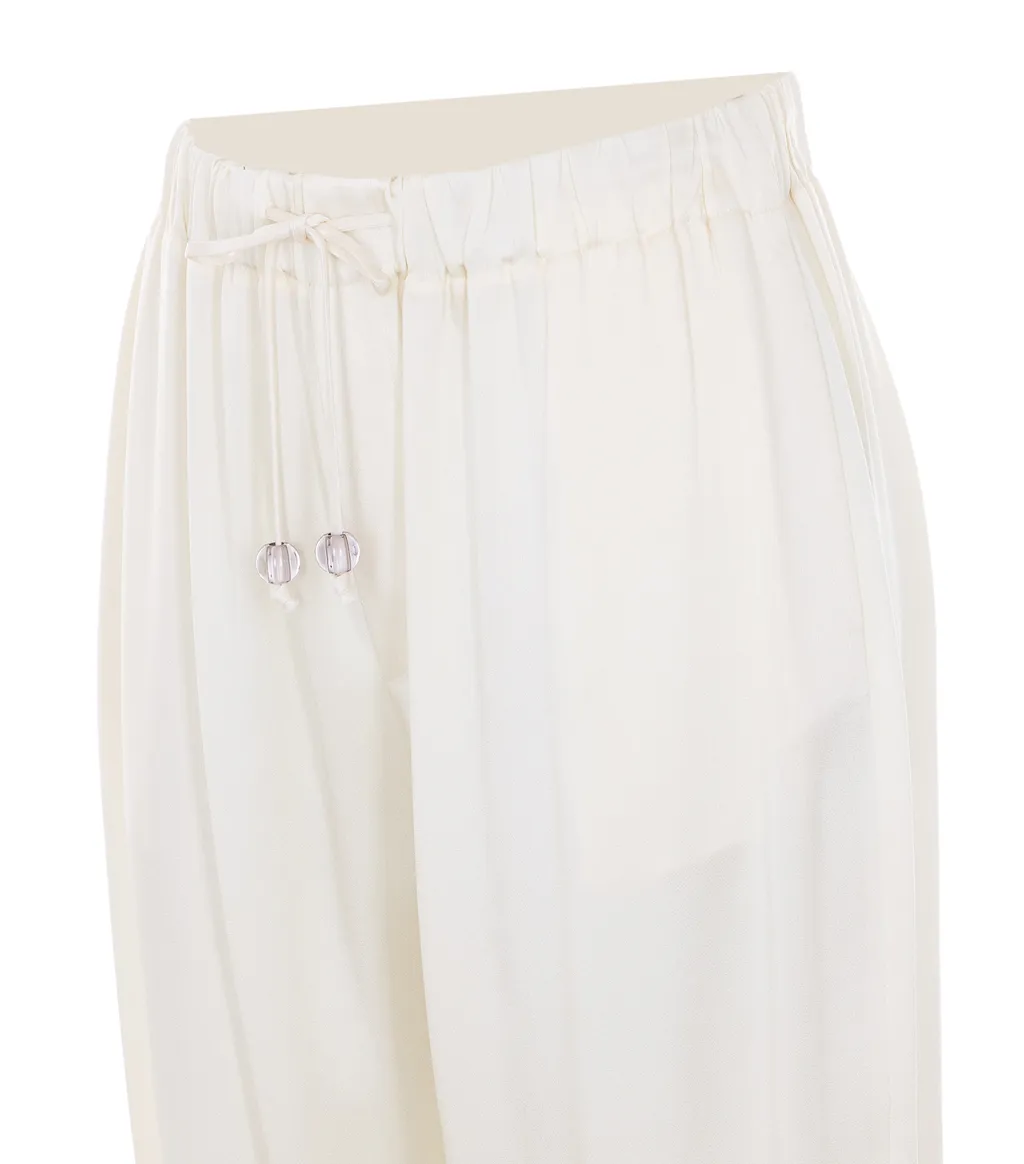 Fabiana Filippi Satin Flared Trousers