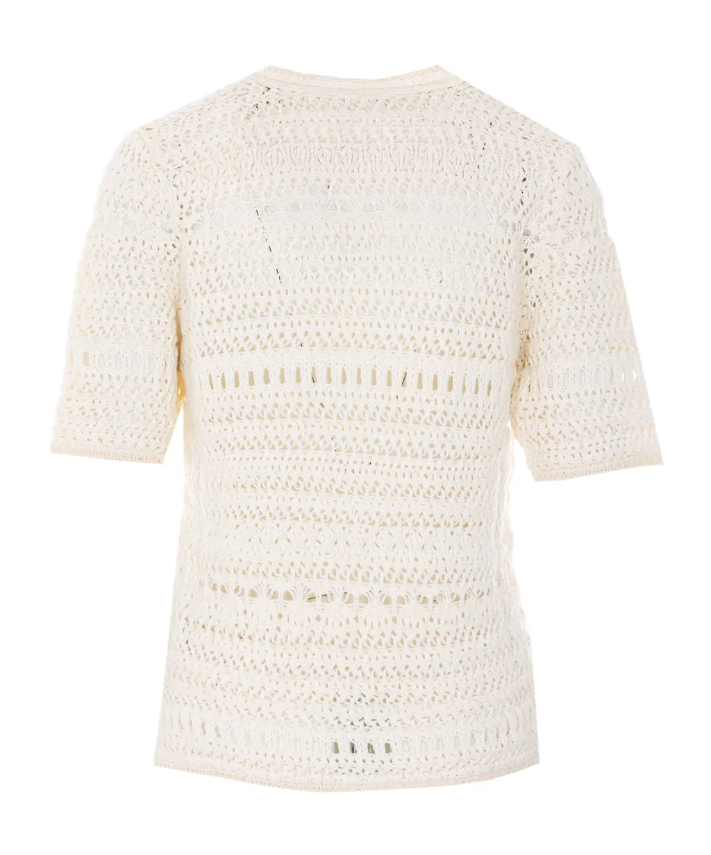 Fabiana Filippi Embroidered Knitted Jumper