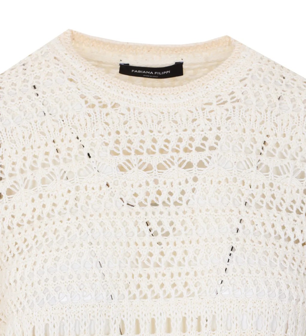 Fabiana Filippi Embroidered Knitted Jumper