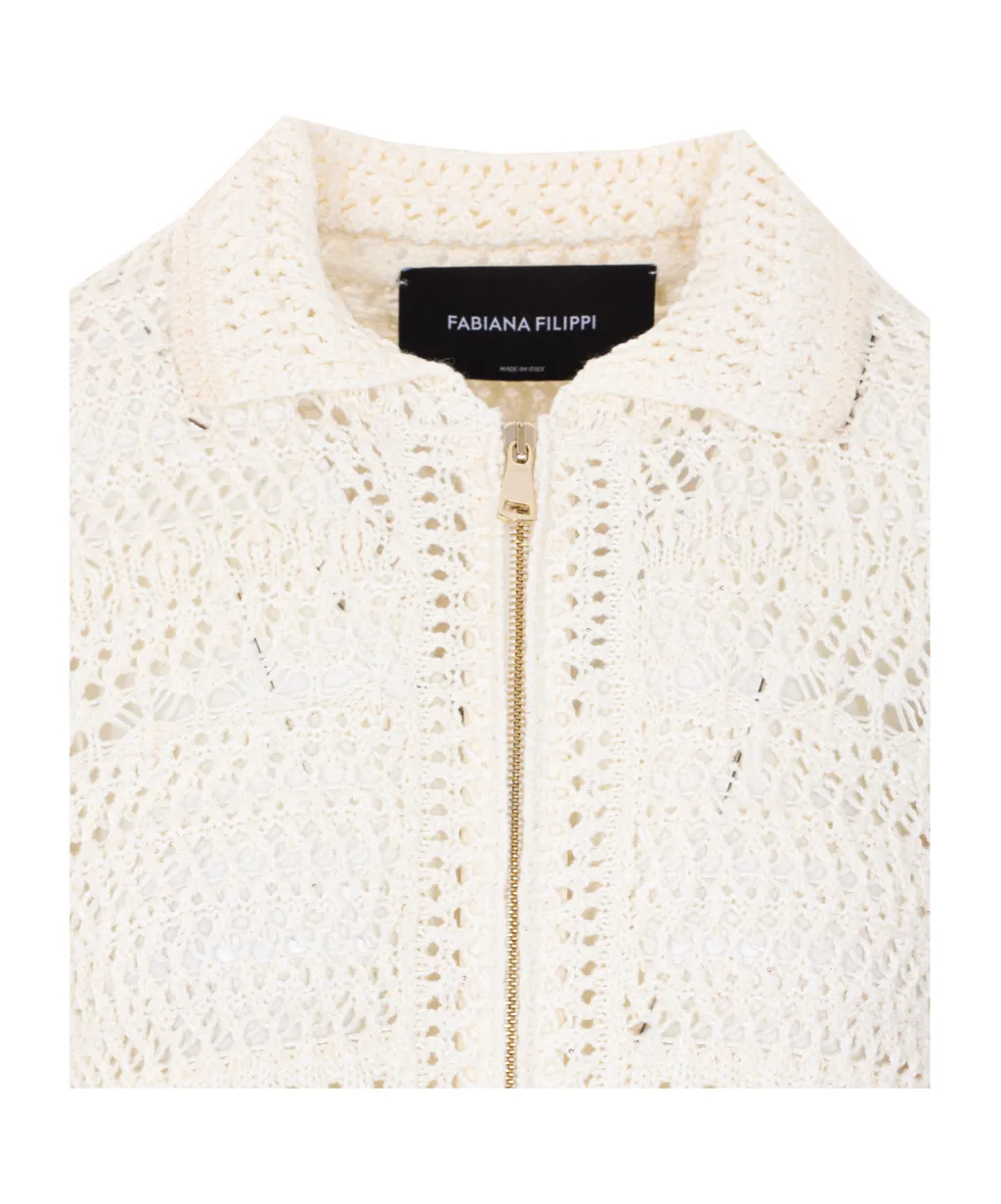Fabiana Filippi Ribbed Zipped Jacket