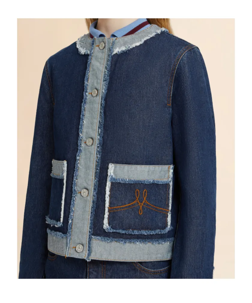 Blue Denim Inside-Out Jacket