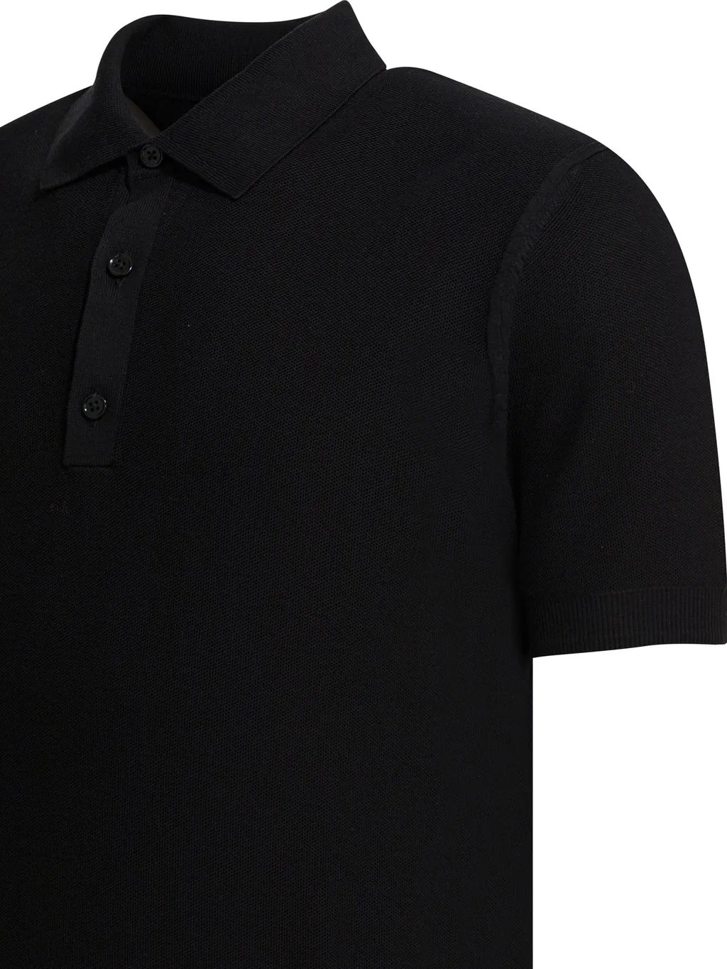 Tom Ford Short-Sleeved Knitted Polo Shirt