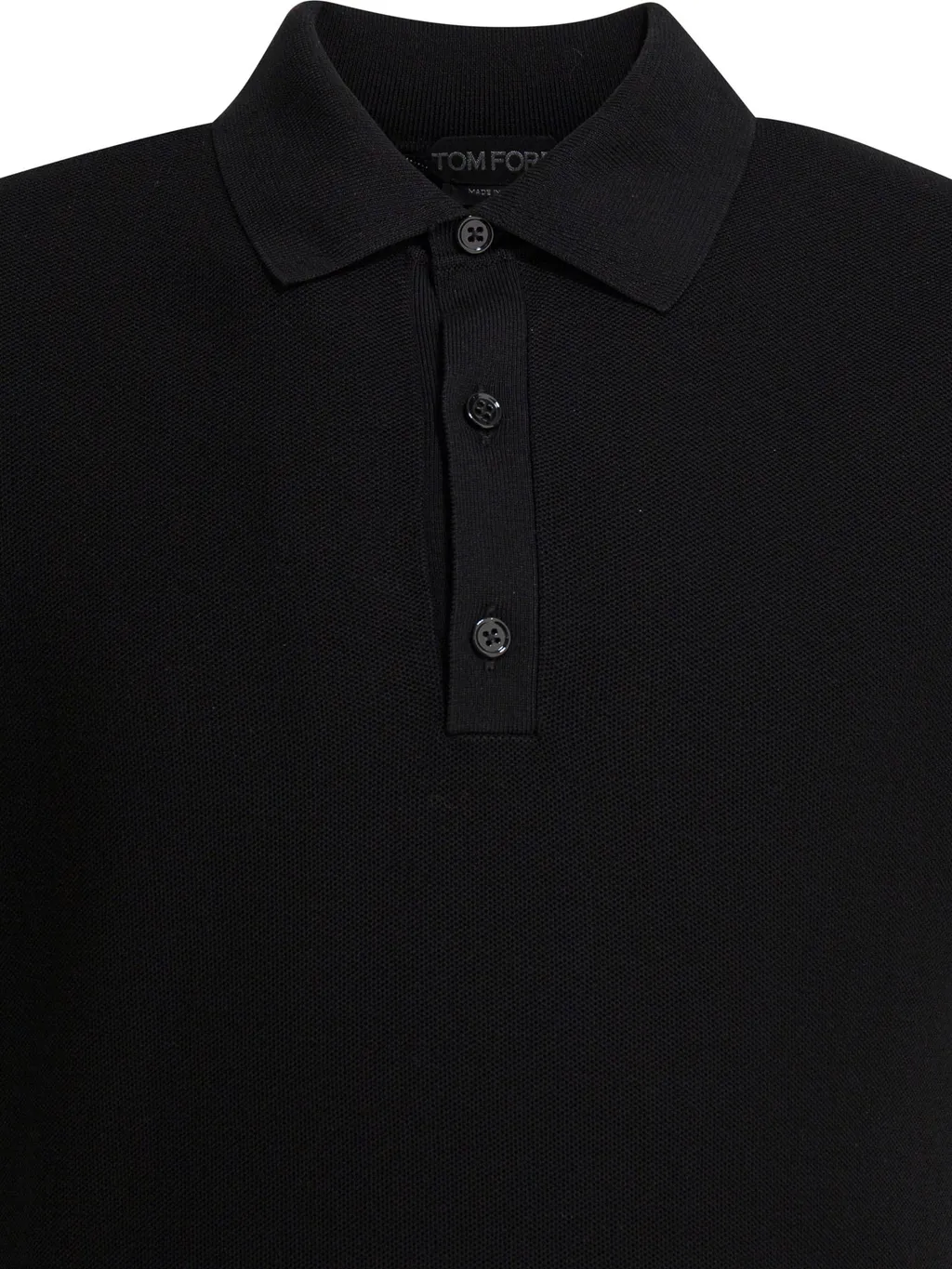 Tom Ford Short-Sleeved Knitted Polo Shirt