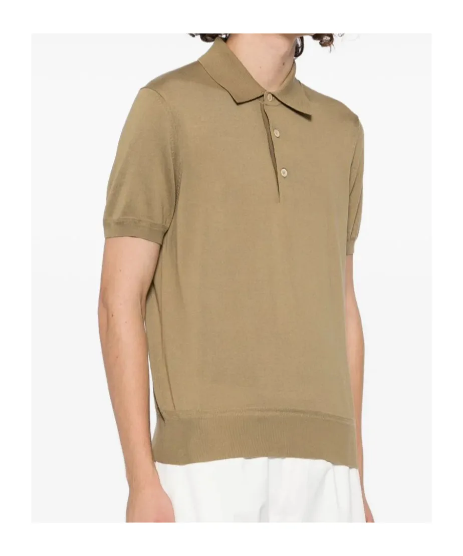 Tom Ford Short-Sleeved Knitted Polo Shirt