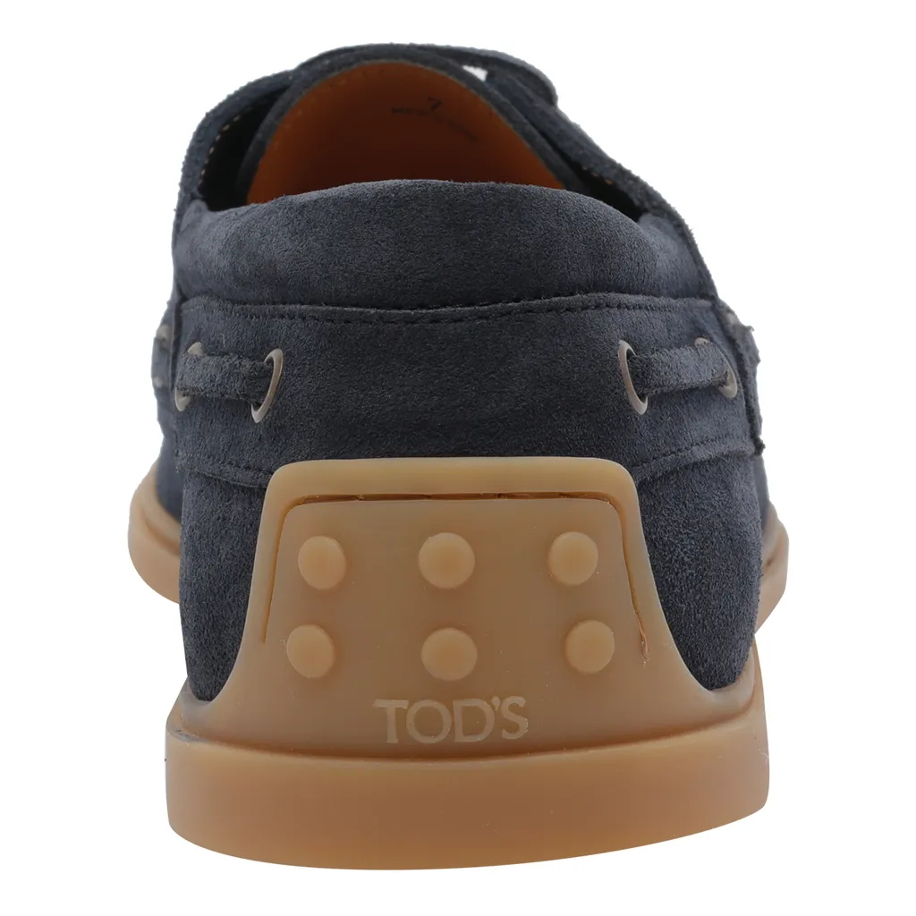 Tod's Logo Embossed Lace-Up Loafers