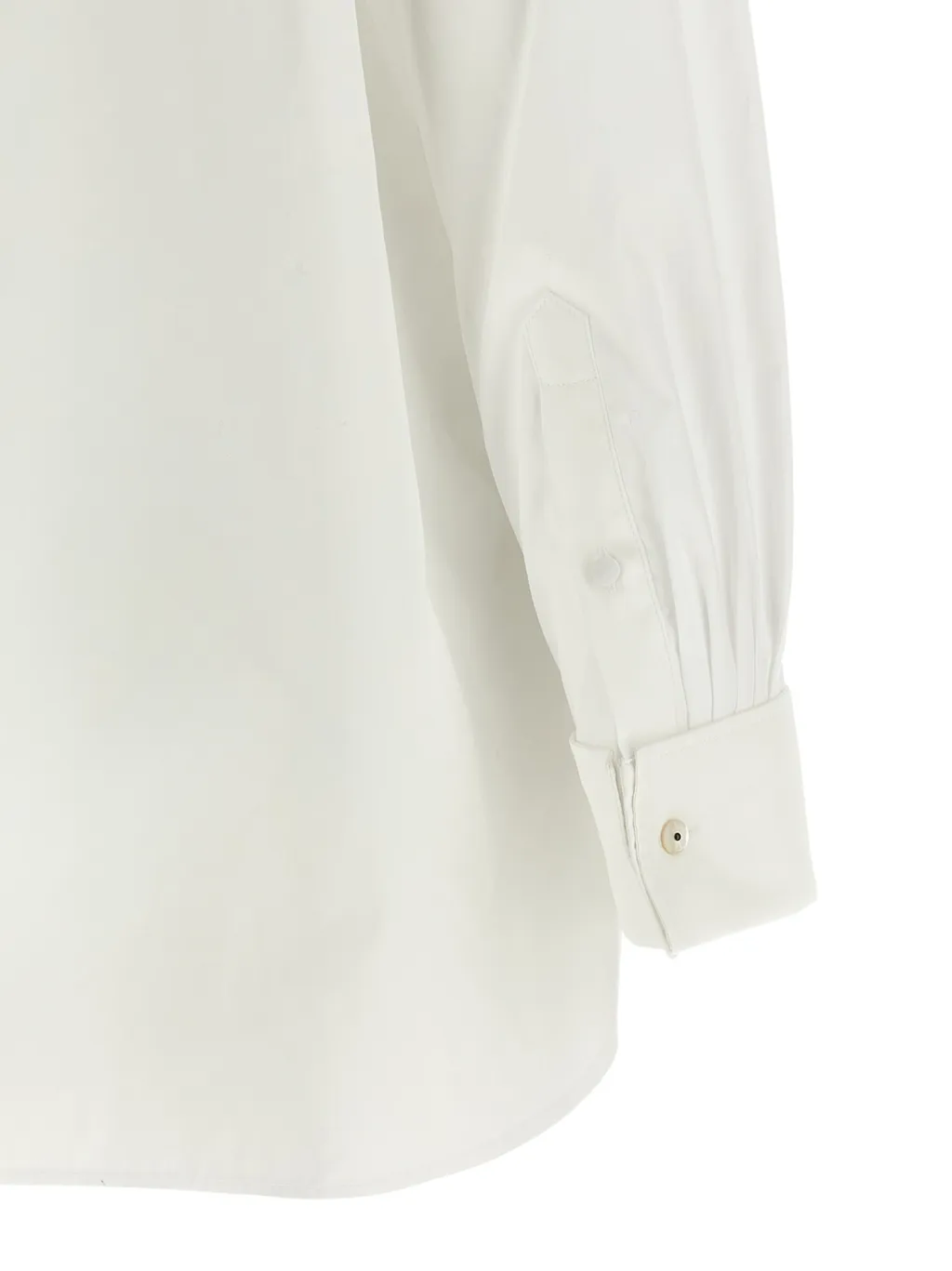 Kenzo Lavalliere Collar Long-Sleeve Shirt