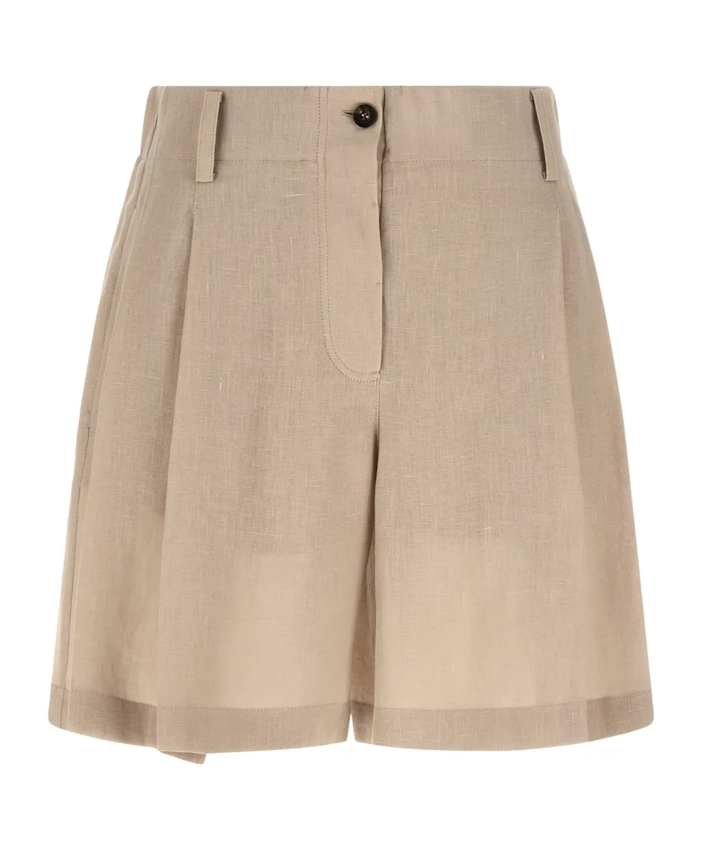 Brunello Cucinelli Double Pleated Shorts