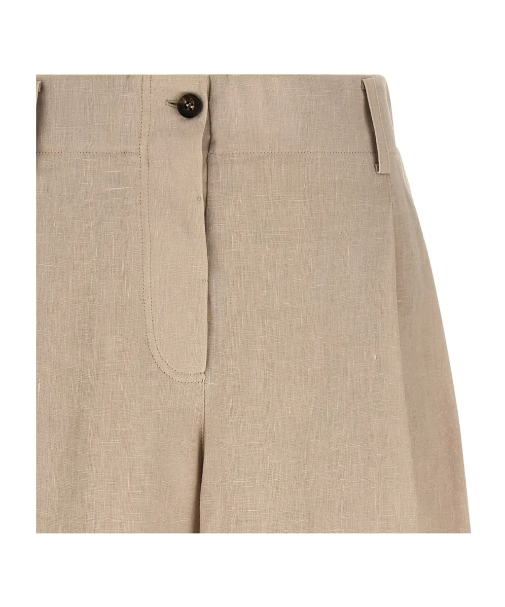 Brunello Cucinelli Double Pleated Shorts