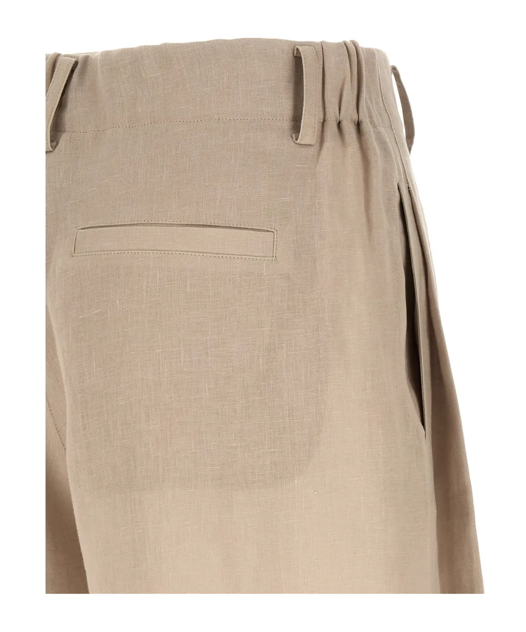Brunello Cucinelli Double Pleated Shorts