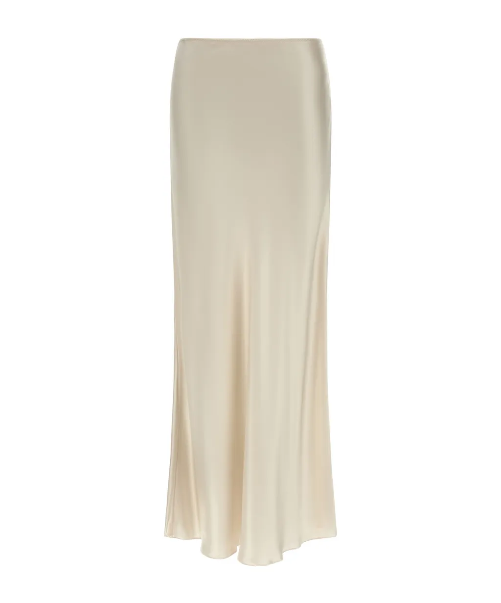 Fabiana Filippi Satin Midi Skirt