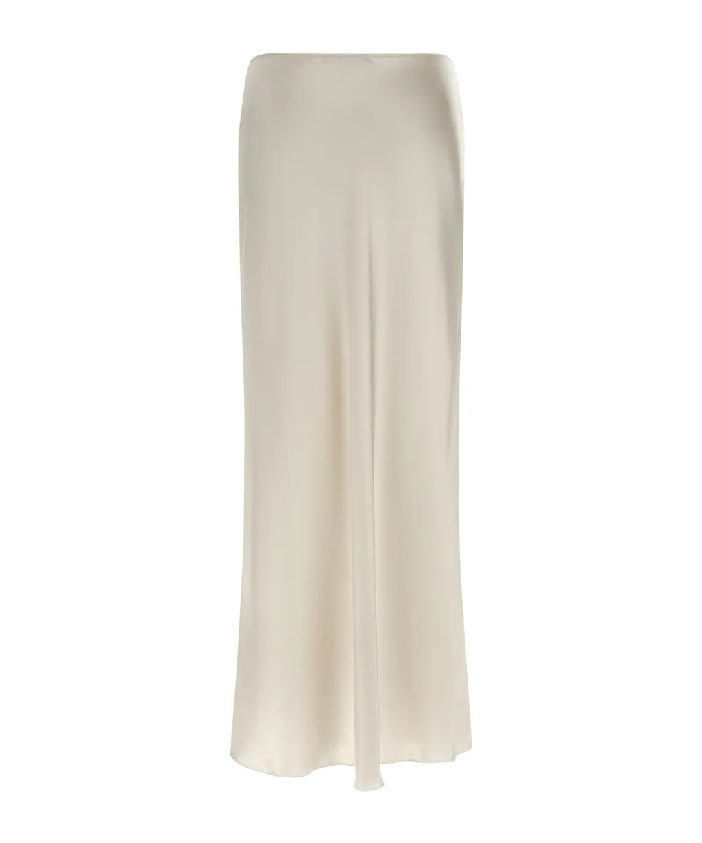 Fabiana Filippi Satin Midi Skirt