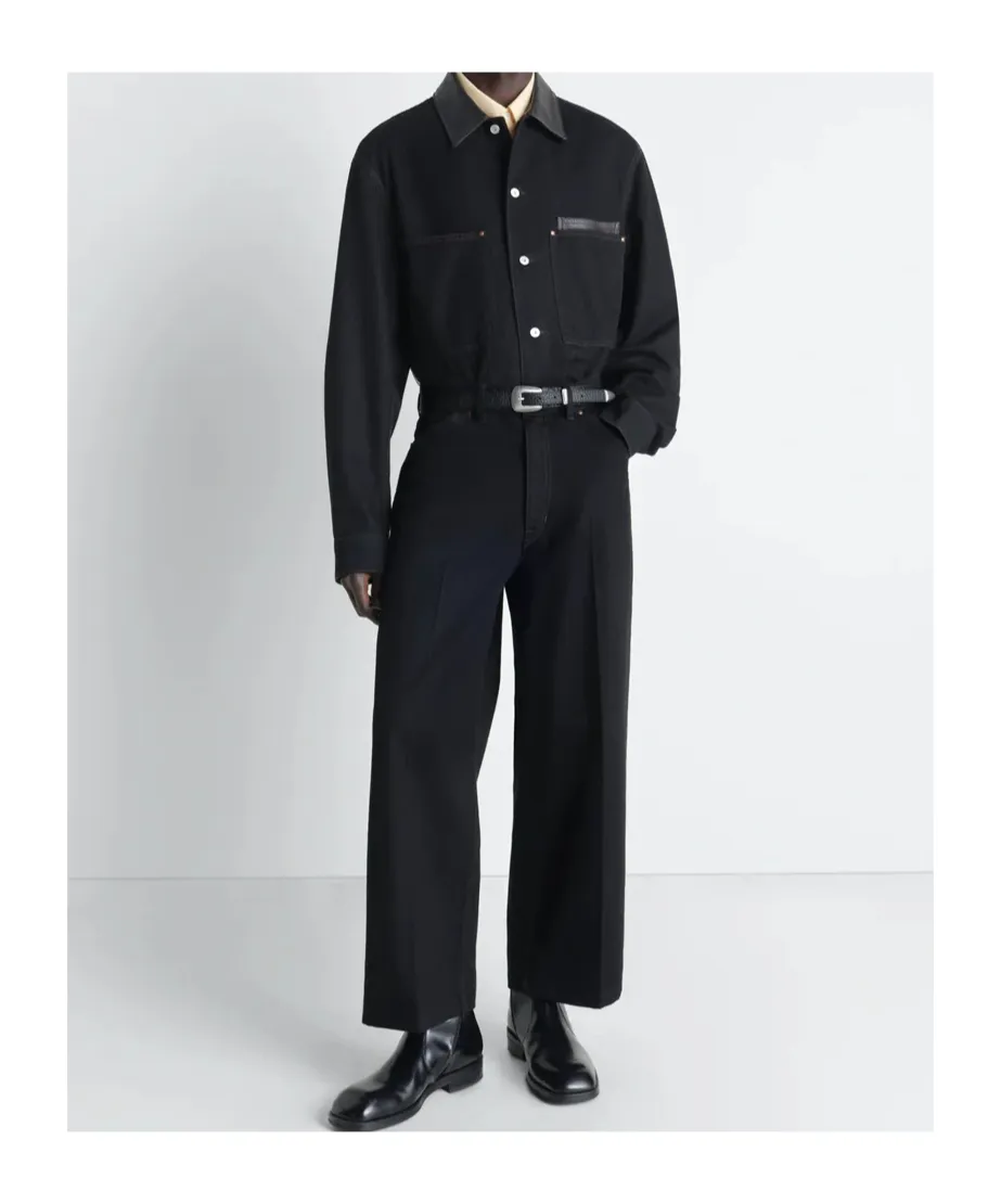 Wide Pants In Denim