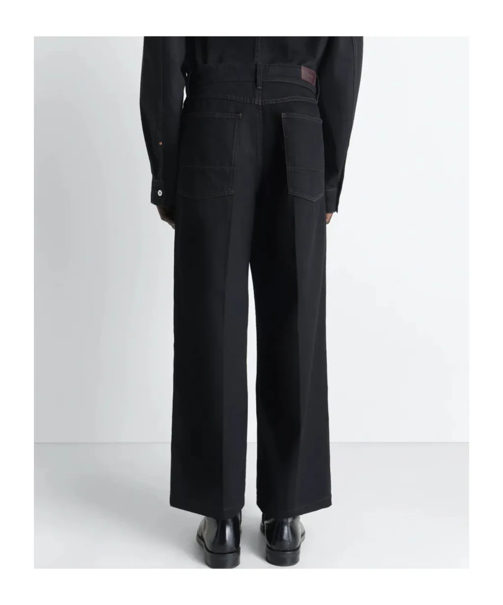 Wide Pants In Denim
