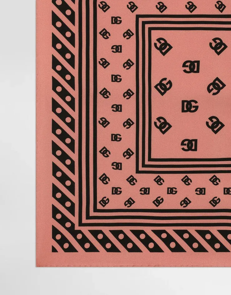 Dolce & Gabbana All-Over Dg Logo Printed Scarf