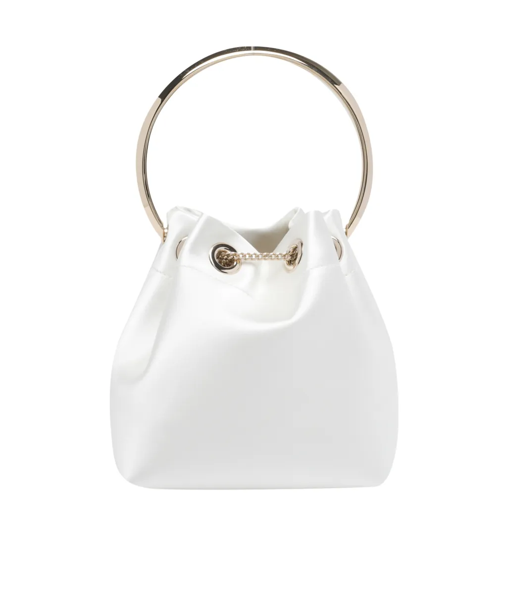 Jimmy Choo Bon Bon Drawstring Bucket Bag