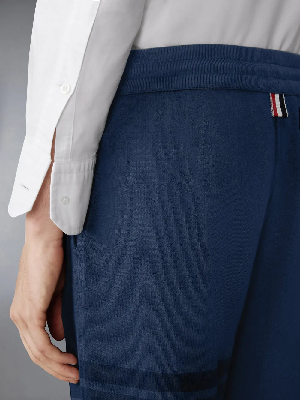 Thom Browne Solid Loopback Overdyed 4-Bar Sweatpants