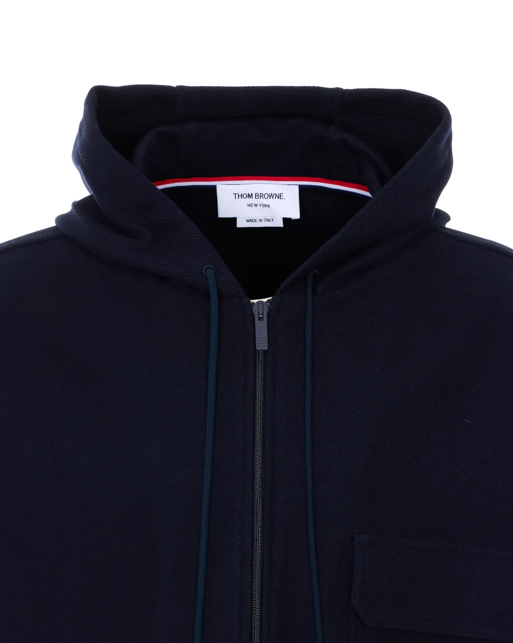 Thom Browne Double Face Tech Twill Oversized Armband Parka