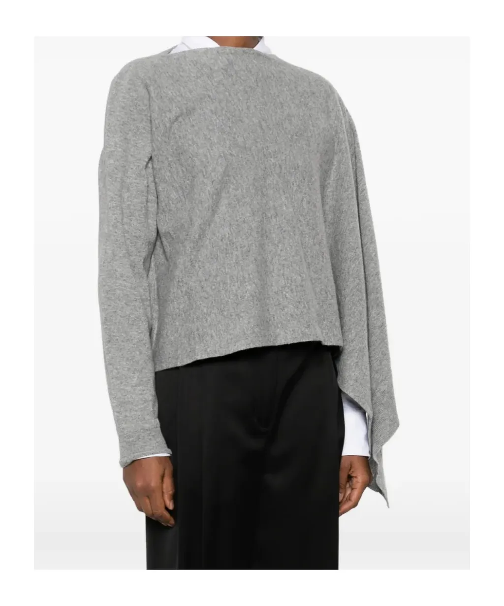 Jil Cape W One Sleeve Volcanic Glass